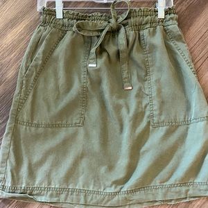 Dex Army Green Mini Skirt